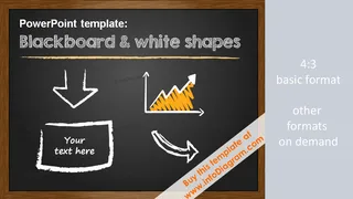 Blackboard Charcoal PowerPoint Template