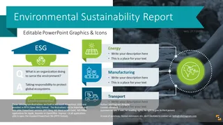 Umwelt-Nachhaltigkeitspolitik ESG-Bericht (PPT-Vorlage)