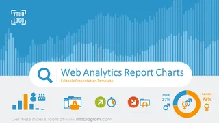Web Analytics Report Charts (PPT Template)