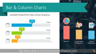 Bar and Column Chart Data-driven Graphics (PPT Template)