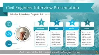 Apresentação de Entrevista de Candidatura de Emprego (Modelo PowerPoint) - Estilo de Contorno Claro